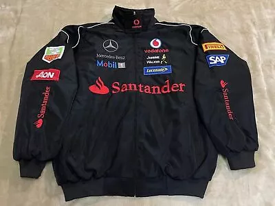 Buy Unisex Adults NEW F1 Team Racing Red Black Mercedes Embroidery EXCLUSIVE JACKET • 37.89£