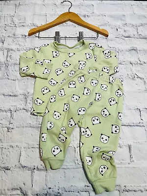 Buy Baby Boys 9-12 Months Clothes Cute Panda Pyjamas*We Combine Postage* • 2.69£