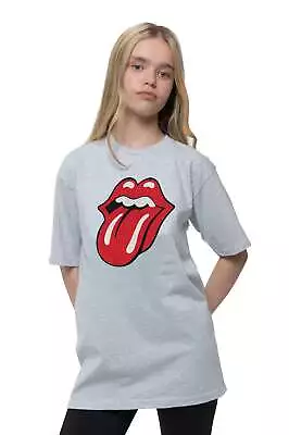 Buy The Rolling Stones Kids Classic Tongue Grey Tee • 12.94£