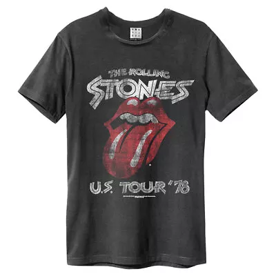 Buy Amplified Unisex Adult US Tour 78 The Rolling Stones T-Shirt • 31.59£