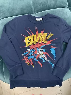 Buy Boys Kids Children MARVEL DC Batman Sweatshirt Long Sleeve JUMPER Top Age 8 • 2.99£