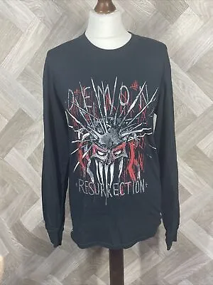 Buy WWE Wrestling Finn Balor Demon Resurrection Black Long Sleeve T-Shirt Size Small • 18.22£