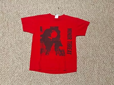 Buy Vintage 00s Minor Threat Youth Kids Shirt M Punk Band Tour • 23.62£