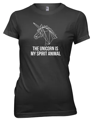 Buy The Unicorn Is My Spirit Animal Funny Womens Ladies T-Shirt • 11.99£