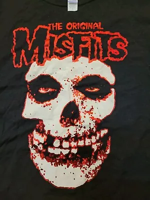 Buy Misfits Womans Black Shirt Size Small Foil Print, American Punk Rock, Ships Free • 15.63£