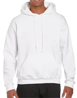 Buy Gildan Plain Hooded Sweatshirt Mens Womens Soft Heavyweight Hoodie 36 Colours!! • 17.99£