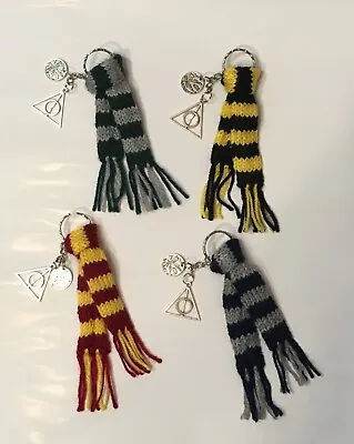 Buy Harry Potter Themed Scarf Keyring - Original Design • 7.95£