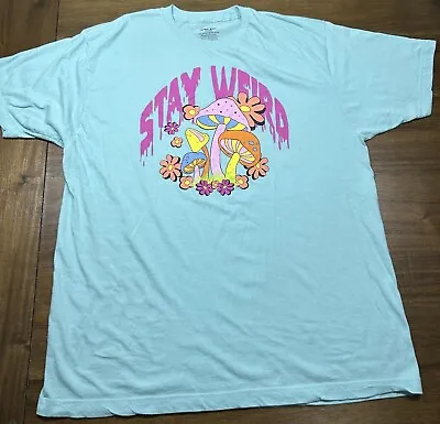 Buy Attic Salt “Stay Weird” Size XL Graphic T-Shirt • 7.55£