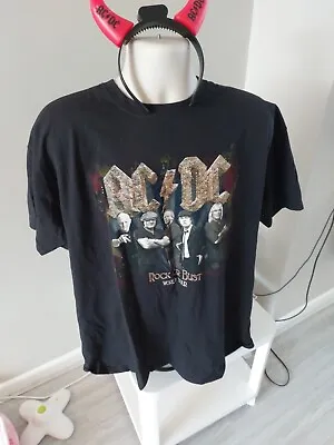 Buy Ac/dc Original Concert T-shirt Rock Or Bust Tour Xxl(new) • 20£