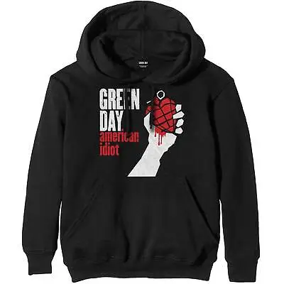 Buy Green Day Hoodie American Idiot Hooded Top Official Black Rock Band Licensed • 29.98£