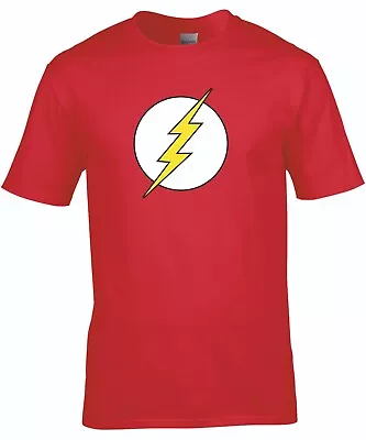 Buy KIDS The Flash Superhero UNISEX T SHIRT, BIG BANG,SHELDON,DC, SIZES 3-4 TO 12-13 • 8.50£