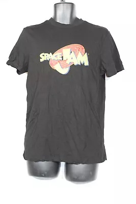Buy Space Jam T-Shirt Medium Black Short Sleeve Graphic Print Mens • 8.99£
