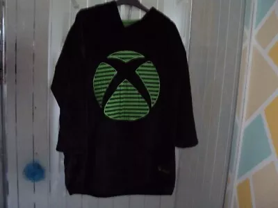 Buy Unisex X-Box Black Fleecy Hooded Top One Size XL Excellent Condition • 4£