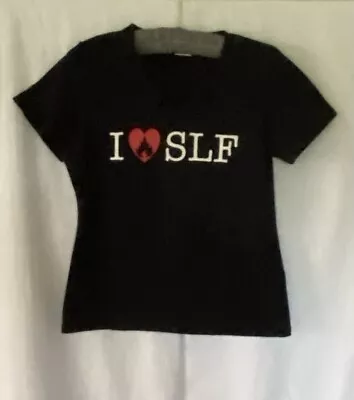 Buy I ❤️ SLF,  I Love SLF, Stiff Little Fingers.  Official Gig T Shirt, Women Fit M • 9.99£