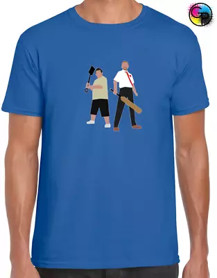 Buy Shaun Of Dead Mens T Shirt Funny The Cornetto Zombies Retro Comedy Design • 7.99£