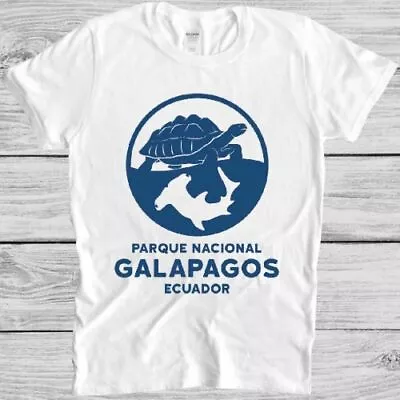 Buy Galapagos Island T Shirt National Park Turtle Shark Vintage Cool Gift Tee M172 • 6.35£