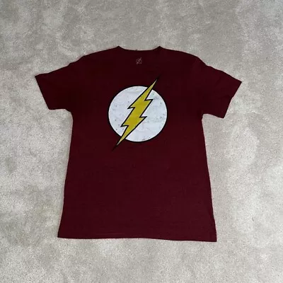 Buy The Flash Logo T Shirt Red Adult Small S Mens Casual Summer Cotton Outdoors A565 • 11.99£