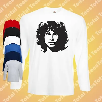 Buy Jim Morrison Long Sleeve T-Shirt | The Doors | 60s | Rock | Retro | Music Band • 18.99£