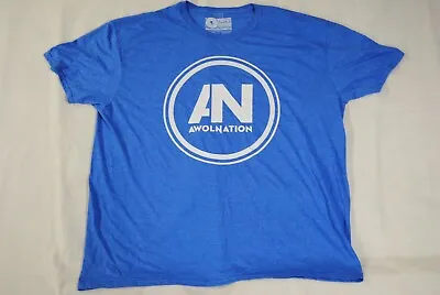 Buy Awolnation White Logo T Shirt New Official Run Here Come The Runts Red Bull • 5.99£