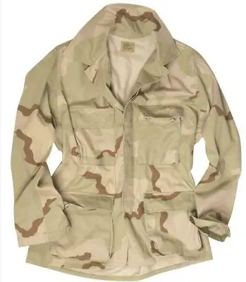 Buy US American Desert Army Surplus 3 Colour Ripstop BDU Field Jacket . • 14.99£