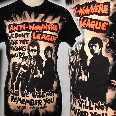 Buy Anti Nowhere League 100% Unique Punk  T Shirt Medium Bad Clown Clothing • 16.99£