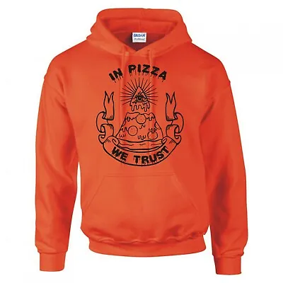 Buy Funny  In Pizza We Trust  Hoodie • 21.99£