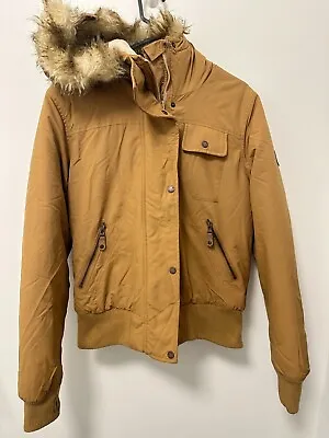 Buy Bench Female Brown Alaska-style Long Sleeve Jacket Size L Faux Fur • 4.99£