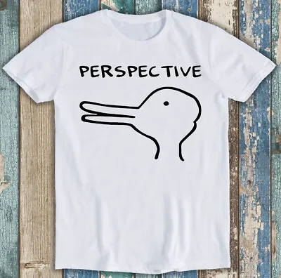 Buy Perspective Rabbit Duck Bunny Funny Gift Tee T Shirt M1316 • 6.35£