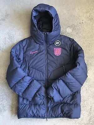 Buy Nike England Football Puffer Down Jacket Blue Men’s Large, Players Issue VGC • 30£