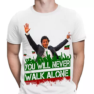 Buy Free Imran Khan Show Your Support PTI Pakistan Mens T-Shirts Tee Top #DGV28 • 9.99£