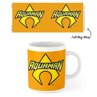 Buy Aquaman - DC Comics Classic Logo Coffee Tea Mug - Licensed • 18.08£