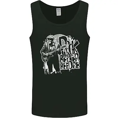 Buy Rock Was Better Before Guitar Band Music Mens Vest Tank Top • 10.99£