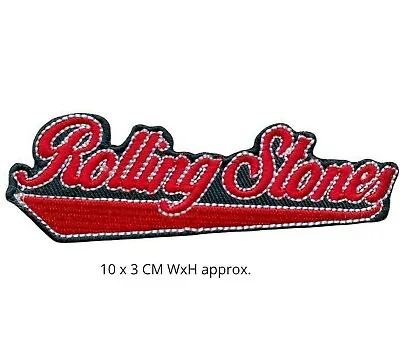 Buy Rolling Stones Hard Rock Band Embroidered Sew/Iron On Badge Patch Jean N-164 • 2.09£