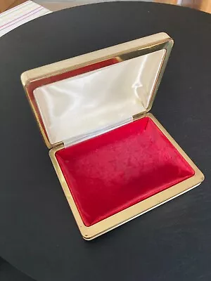Buy Vintage Jewellery Box Display Storage Hard Case 14.5cm X 12cm Mens Womens • 12.99£
