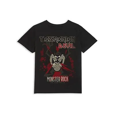 Buy Official Looney Tunes Tasmanian Devil Monster Rock Kids' T-Shirt • 8.99£