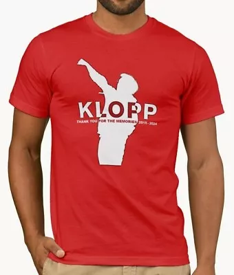 Buy Jurgen Klopp T-Shirt Top | Thank You For The Memories 2015-2024 T Shirt Reds Tee • 13.95£