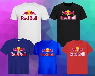 Buy T Shirts Red Bull Formula One F1 Racing Premium Logo 100% Cotton Unisex Tee Top • 9.99£