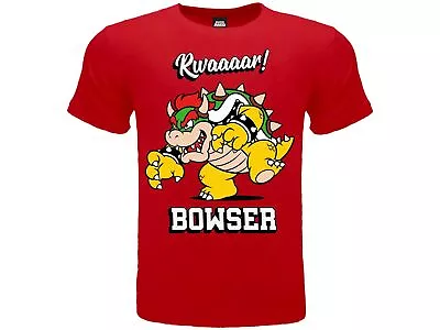Buy Bowser T-shirt Super Mario Bowser Original Nintendo • 20.56£