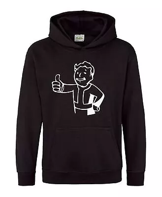 Buy Vault Boy Thumbs Up Fallout Inspired Kids Adults Unisex HOOD HOODIE • 13.99£
