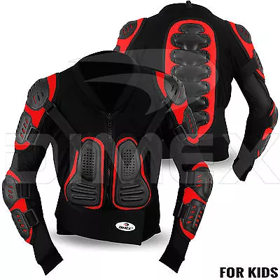 Buy Kids Child Motorcycle Protector Guard Jacket Motorbike Spine Body Armour Junior • 24.99£