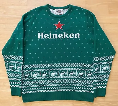 Buy Large 43  Chest Heineken Lager Beer Bier Christmas Ugly Jumper / Sweater • 29.99£