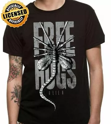 Buy Free Hugs Mens Funny Alien T-Shirt Covenant Prometheus Officially Licensed Top • 9.99£