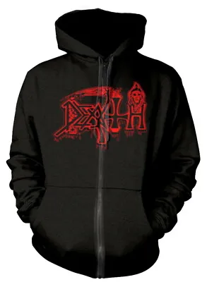 Buy Death 'Life Will Never Last' (Black) Zip Up Hoodie - NEW & OFFICIAL! • 47.99£