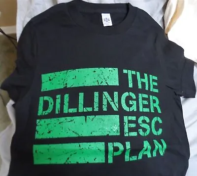 Buy THE DILLINGER ESCAPE PLAN - Green Logo Baby Doll T-Shirt ~Never Worn~ Jr. OSFA • 20.27£