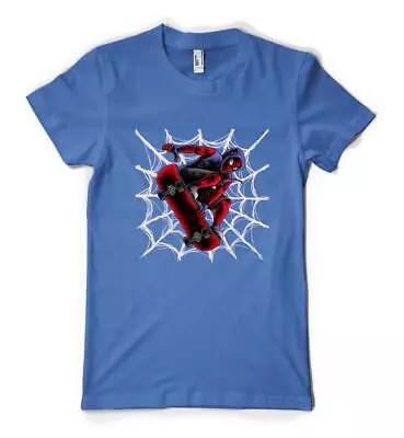 Buy Marvellous The Amazing Skaterman Spiderman Web Personalised Unisex Adult T Shirt • 14.49£