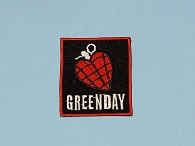 Buy Rock Music Sew / Iron On Embroidered Patch:- Green Day (c) • 4.40£