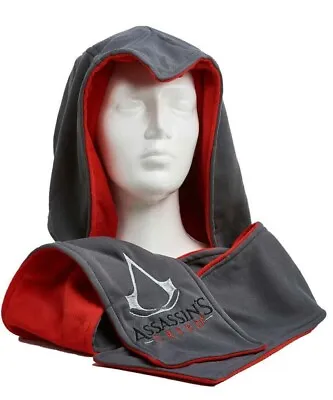 Buy Official Assassin Creed Hoodie With Scarf - New • 19.99£