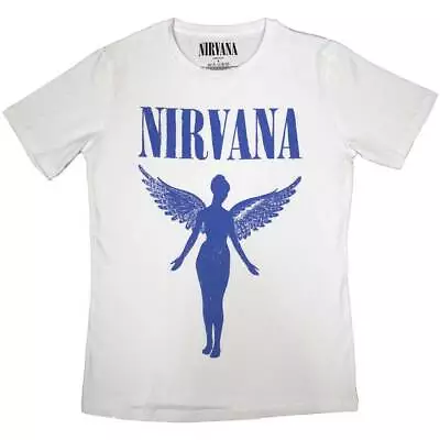 Buy Nirvana - Ladies - T-Shirts - Medium - Short Sleeves - Angelic Blue Mo - K500z • 15.59£