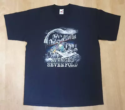 Buy AVENGED SEVENFOLD - CITY OF EVIL Graphic T-Shirt - Fruit Of The Loom - L • 12.95£