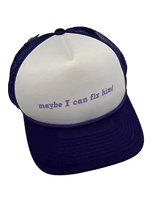 Buy Olivia Rodrigo Maybe I Can Fix Him Trucker Hat - Purple Official Merch NEW • 21.30£